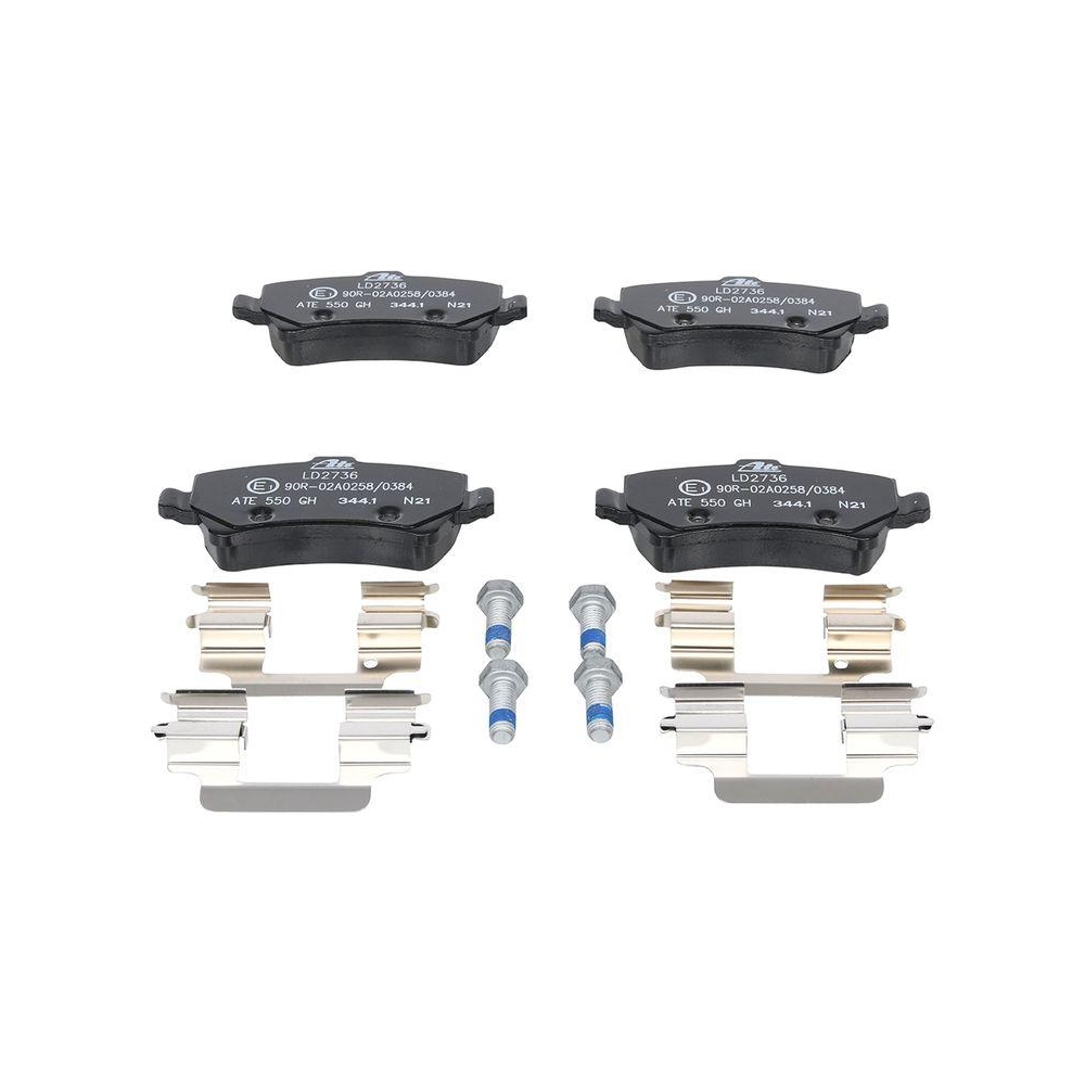 Bremsbelagsatz, Scheibenbremse ATE 13.0470-2736.2 ATE Ceramic für VOLVO