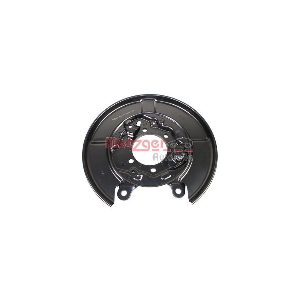 Spritzblech, Bremsscheibe METZGER 6115275 für NISSAN, Hinterachse links