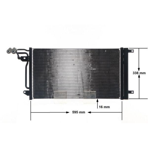 MAHLE AC 566 000S Kondensator, Klimaanlage BEHR f&uuml;r AUDI SEAT SKODA VW VW (SVW)