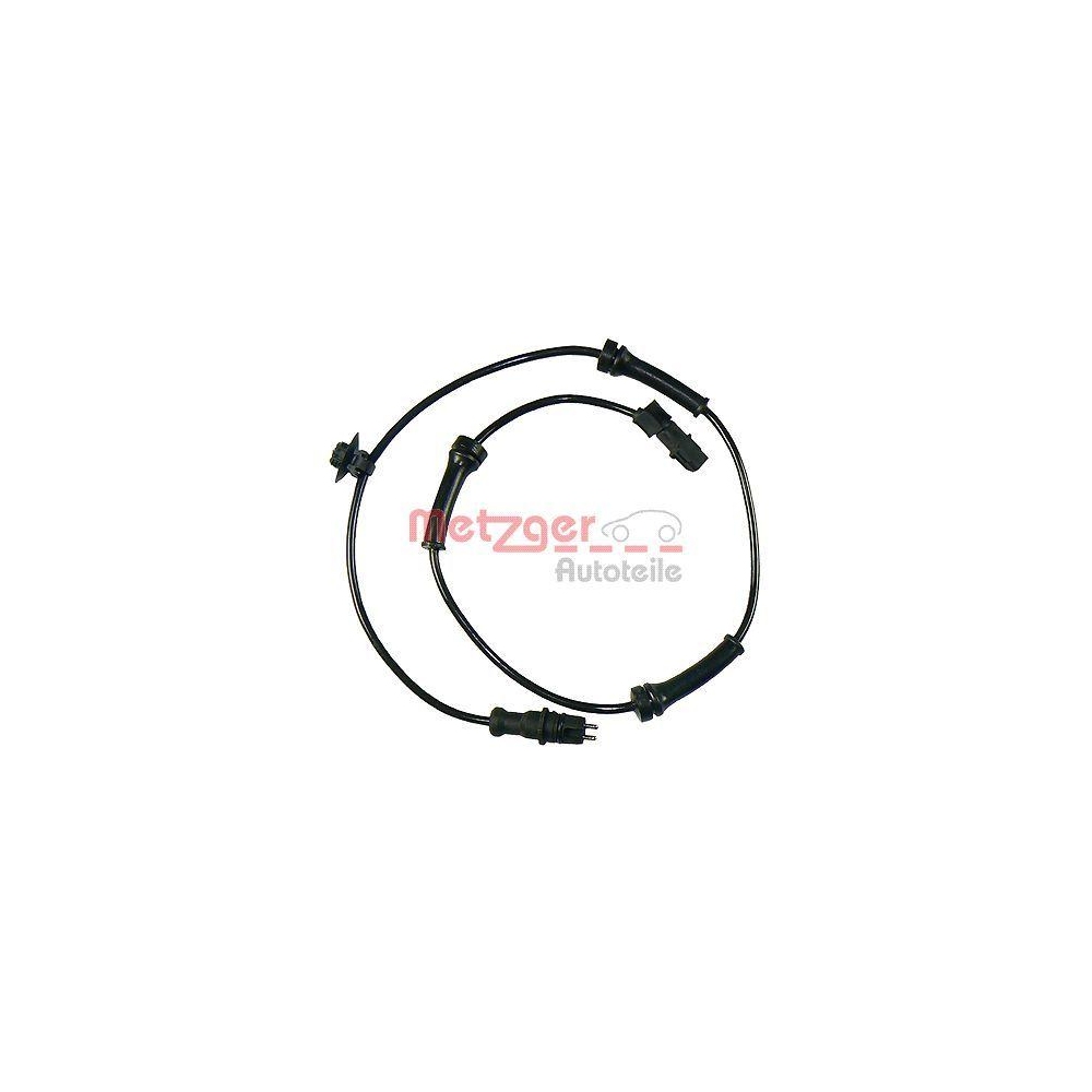 Sensor, Raddrehzahl METZGER 0900314 f&uuml;r RENAULT, Vorderachse