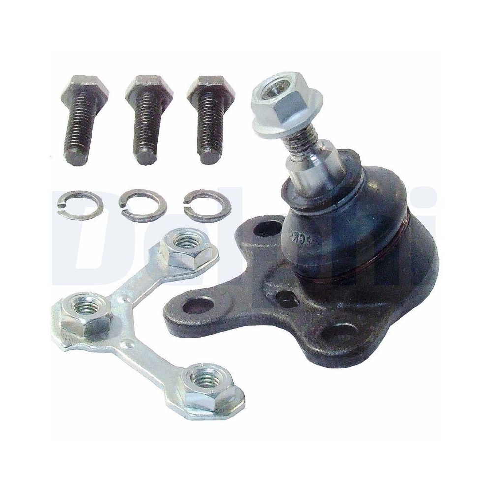 Trag-/Führungsgelenk DELPHI TC754 für SEAT VW, Vorderachse, Vorderachse links