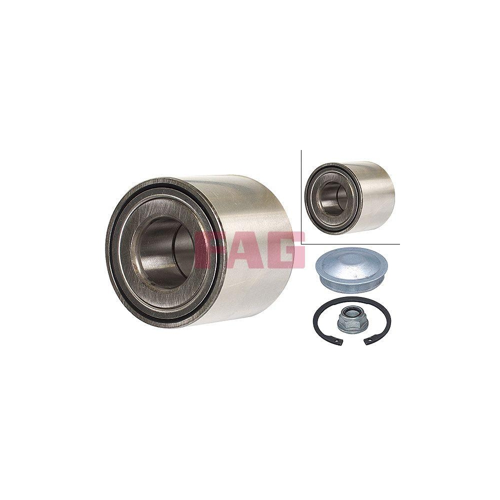 Radlagersatz Schaeffler FAG 713 6309 50 f&uuml;r RENAULT, Hinterachse