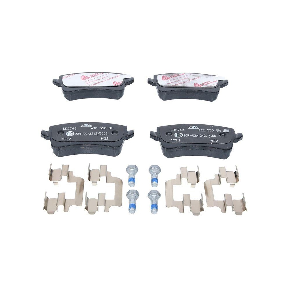 Bremsbelagsatz, Scheibenbremse ATE 13.0470-2748.2 ATE Ceramic für VAG