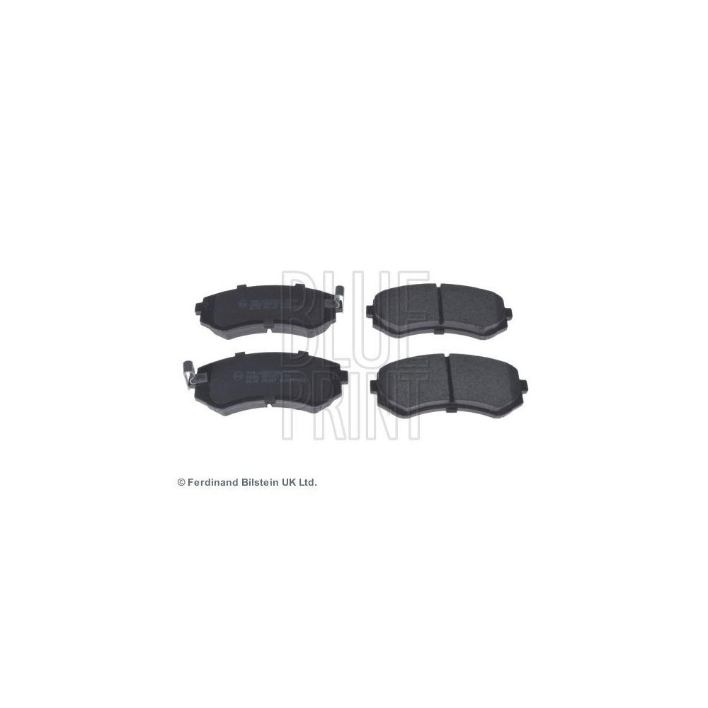 Bremsbelagsatz, Scheibenbremse BLUE PRINT ADN142108 f&uuml;r NISSAN, Hinterachse