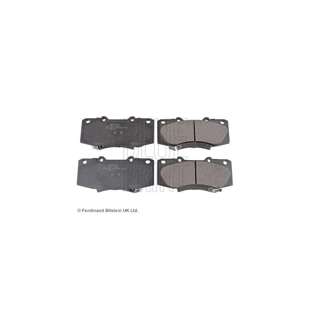 Bremsbelagsatz, Scheibenbremse BLUE PRINT ADT342191 f&uuml;r TOYOTA, Vorderachse