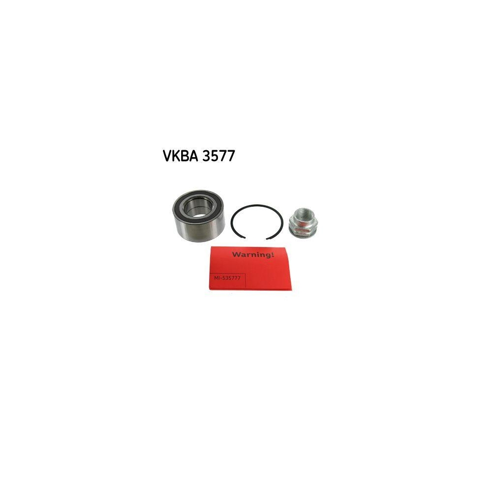 Radlagersatz SKF VKBA 3577 f&uuml;r FIAT FORD LANCIA, Hinterachse, Vorderachse