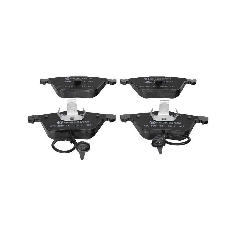 Bremsbelagsatz, Scheibenbremse ATE 13.0460-7166.2 für VAG, Vorderachse
