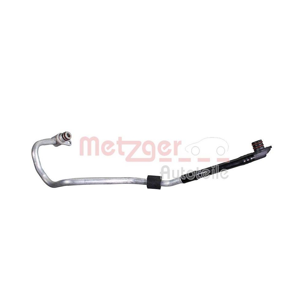 Kühlmittelrohrleitung METZGER 4010616 für MERCEDES-BENZ, Abgasturbolader, links