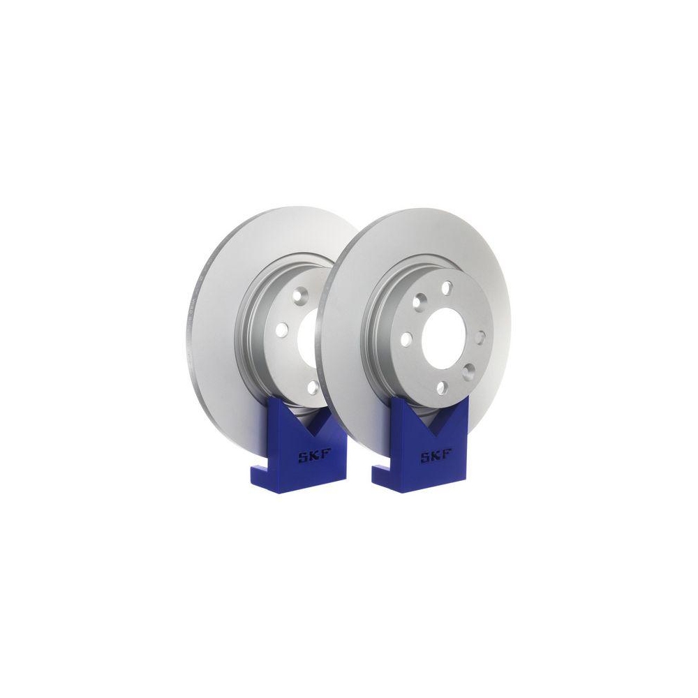 SKF VKBD 80025 S2 2 St&uuml;ck Bremsscheiben f&uuml;r RENAULT DACIA SMART, Vorderachse