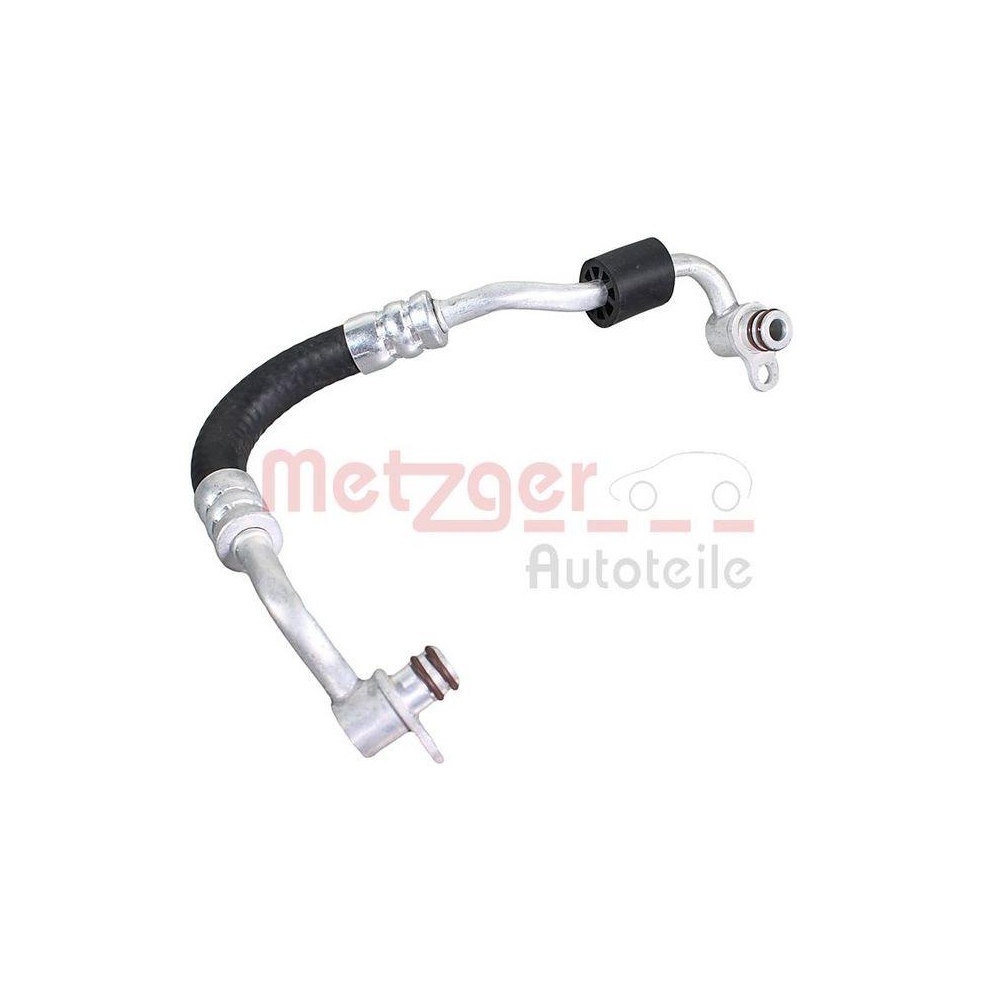 Kühlmittelrohrleitung METZGER 4010618 für MERCEDES-BENZ, Abgasturbolader, rechts