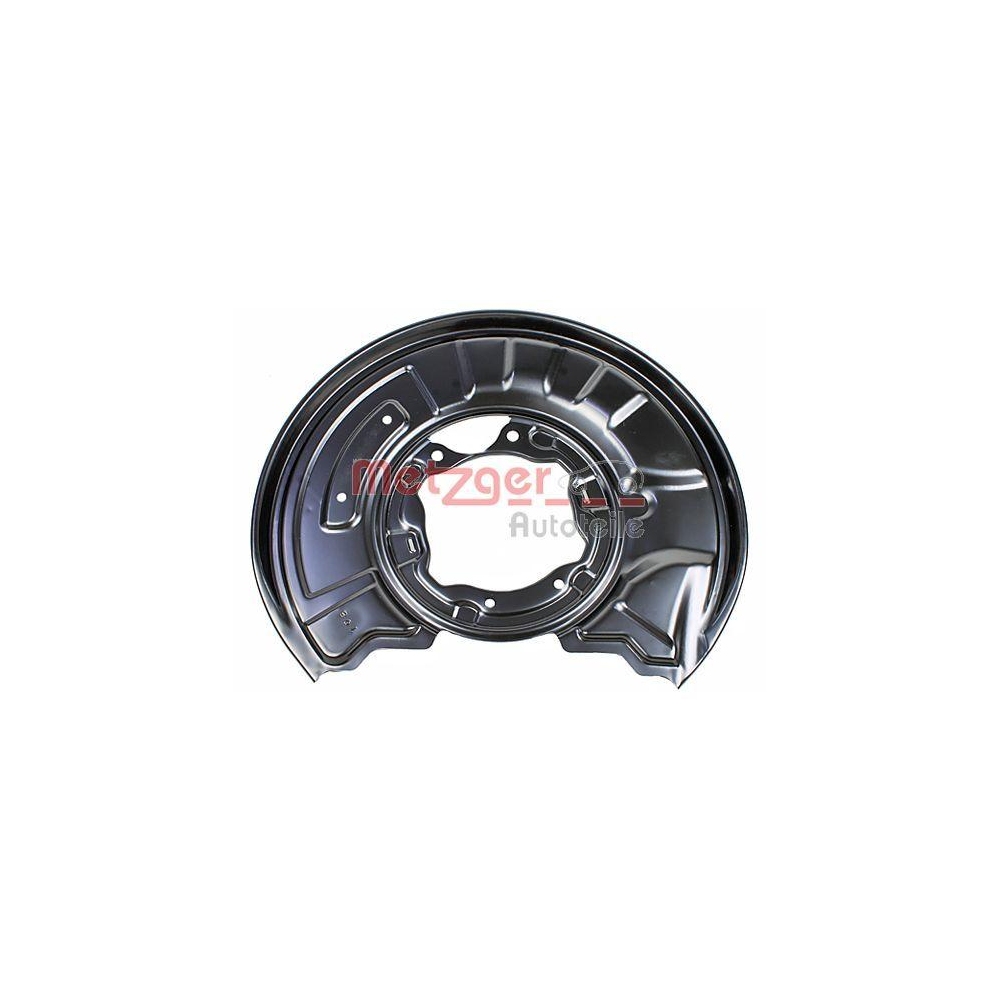 Spritzblech, Bremsscheibe METZGER 6115284 f&uuml;r MERCEDES-BENZ, Hinterachse rechts