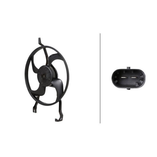 HELLA 8EW 366 421-131 L&uuml;fter, Motork&uuml;hlung f&uuml;r CITRO&Euml;N PEUGEOT