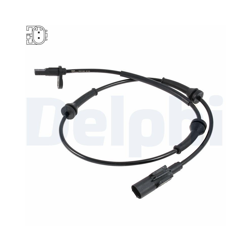 DELPHI SS21265-12B1 Sensor, Raddrehzahl f&uuml;r FIAT ABARTH, Hinterachse