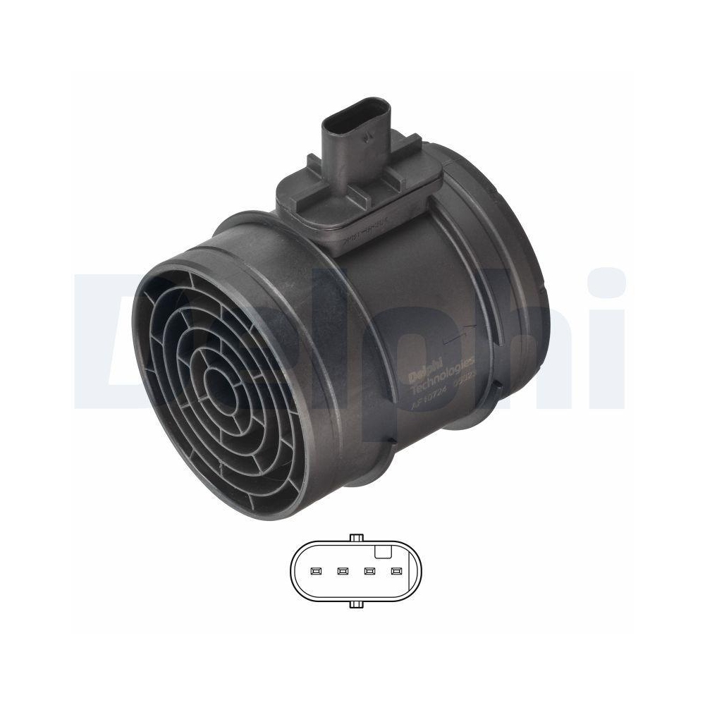 DELPHI AF10724-12B1 Luftmassenmesser f&uuml;r FIAT IVECO