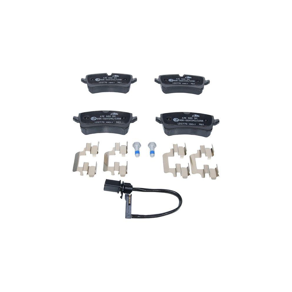 Bremsbelagsatz, Scheibenbremse ATE 13.0470-2770.2 ATE Ceramic für PORSCHE VAG