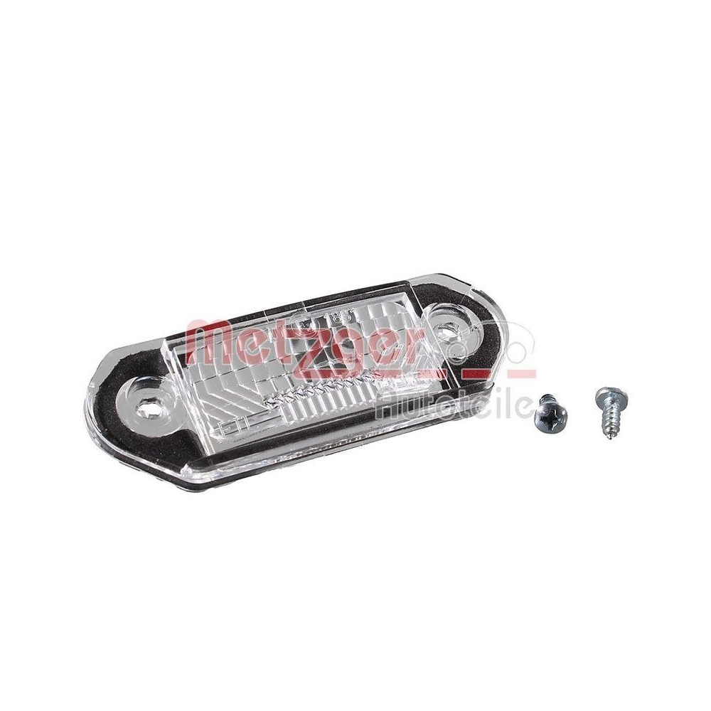 Lichtscheibe, Kennzeichenleuchte METZGER 2080032 für SKODA VW, links, rechts