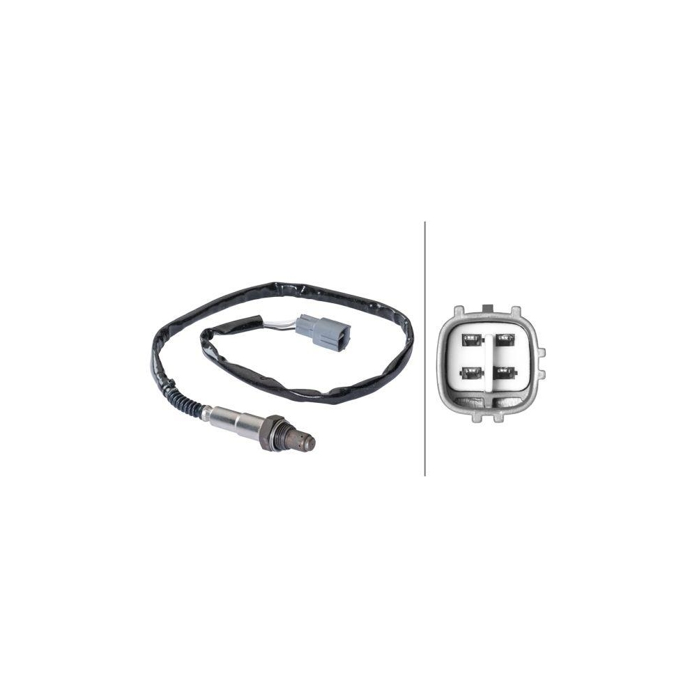 HELLA Lambdasonde 6PA 358 103-051 f&uuml;r TOYOTA LEXUS, nach Katalysator