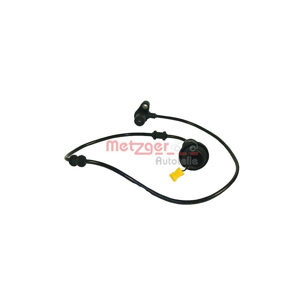 Sensor, Raddrehzahl METZGER 0900663 f&uuml;r MERCEDES-BENZ, Hinterachse