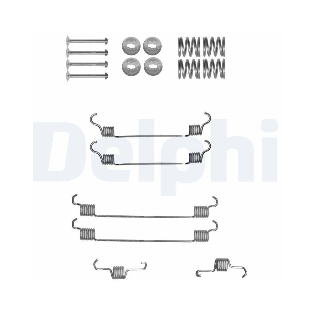 DELPHI LY1321 Zubeh&ouml;rsatz, Bremsbacken f&uuml;r CITRO&Euml;N PEUGEOT, Hinterachse