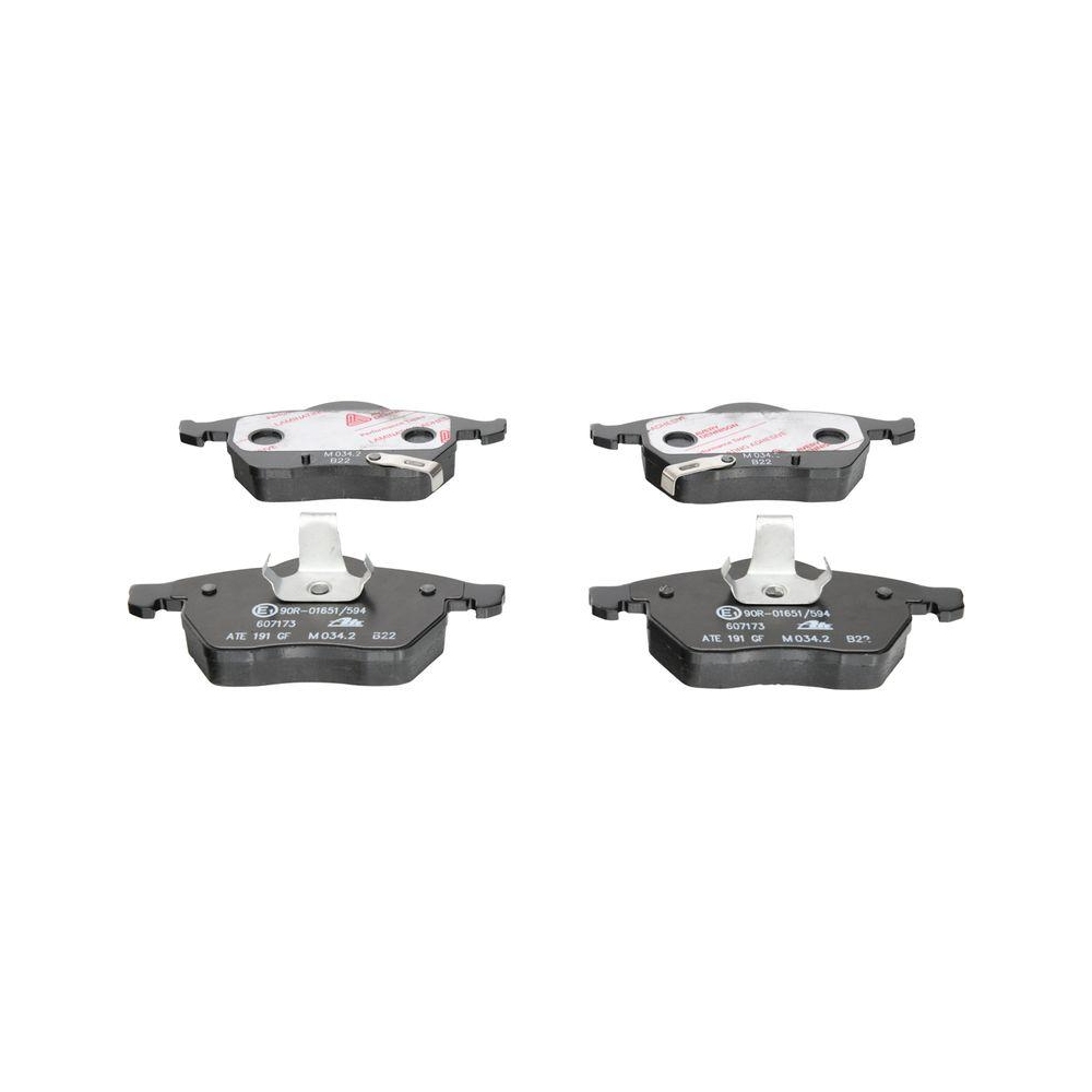 Bremsbelagsatz, Scheibenbremse ATE 13.0460-7173.2 f&uuml;r OPEL SAAB VAUXHALL