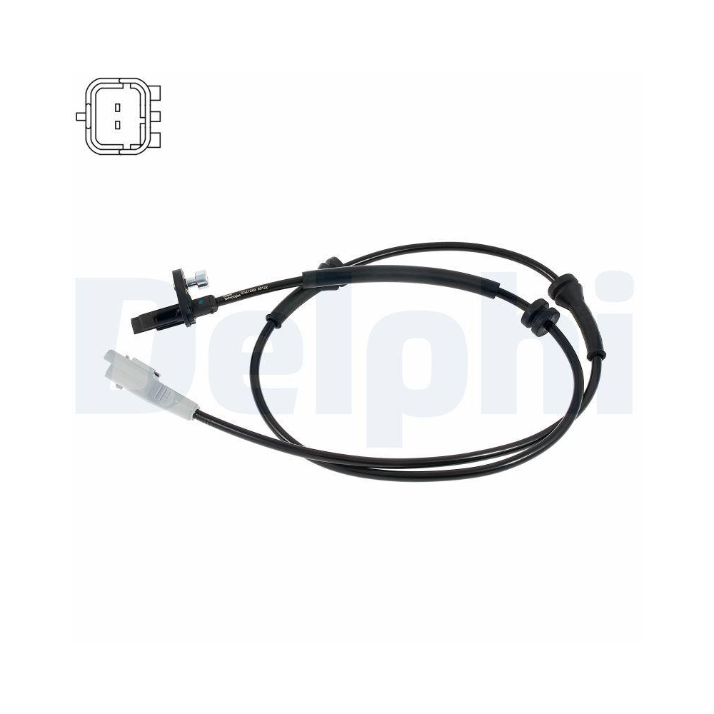 DELPHI SS21269-12B1 Sensor, Raddrehzahl f&uuml;r CITRO&Euml;N PEUGEOT, Hinterachse