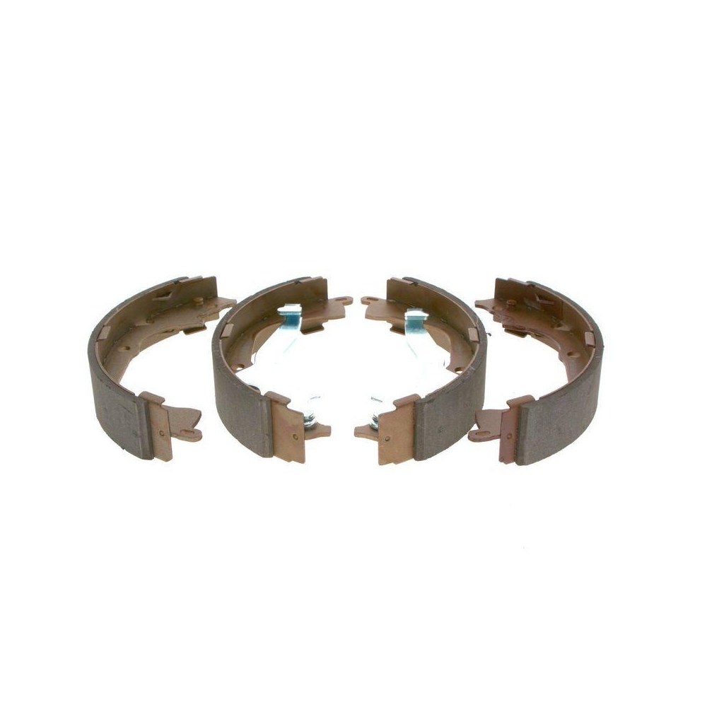 Bremsbackensatz BOSCH 0 986 487 955 f&uuml;r AUDI SEAT SKODA VW, Hinterachse