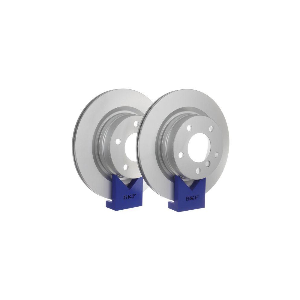 SKF VKBD 90031 V2 2 St&uuml;ck Bremsscheiben f&uuml;r BMW, Hinterachse