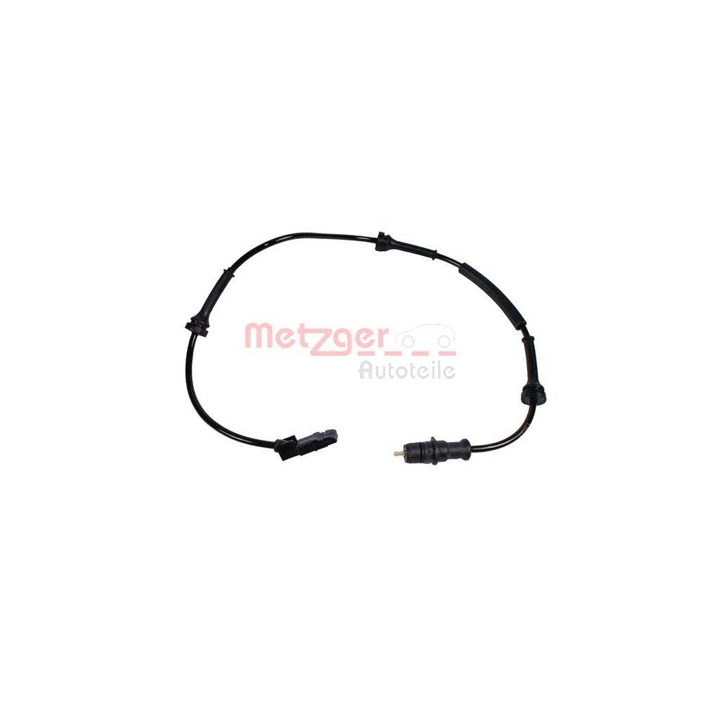 Sensor, Raddrehzahl METZGER 0900689 f&uuml;r RENAULT IKA, Vorderachse