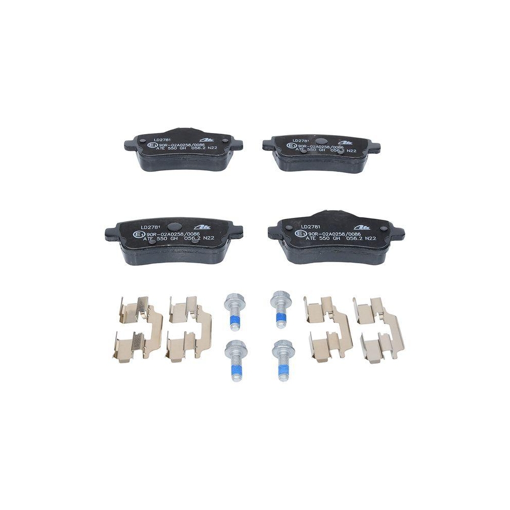 Bremsbelagsatz, Scheibenbremse ATE 13.0470-2781.2 ATE Ceramic f&uuml;r MERCEDES-BENZ