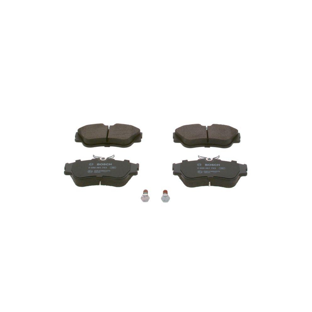 Bremsbelagsatz, Scheibenbremse BOSCH 0 986 461 753 f&uuml;r AUDI MERCEDES-BENZ SEAT