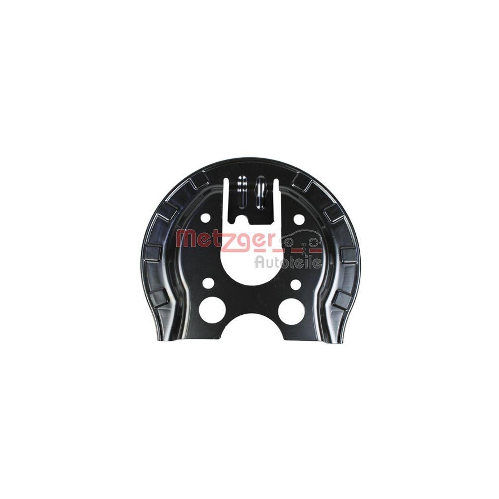 Spritzblech, Bremsscheibe METZGER 6115292 für CITROËN PEUGEOT, Hinterachse links