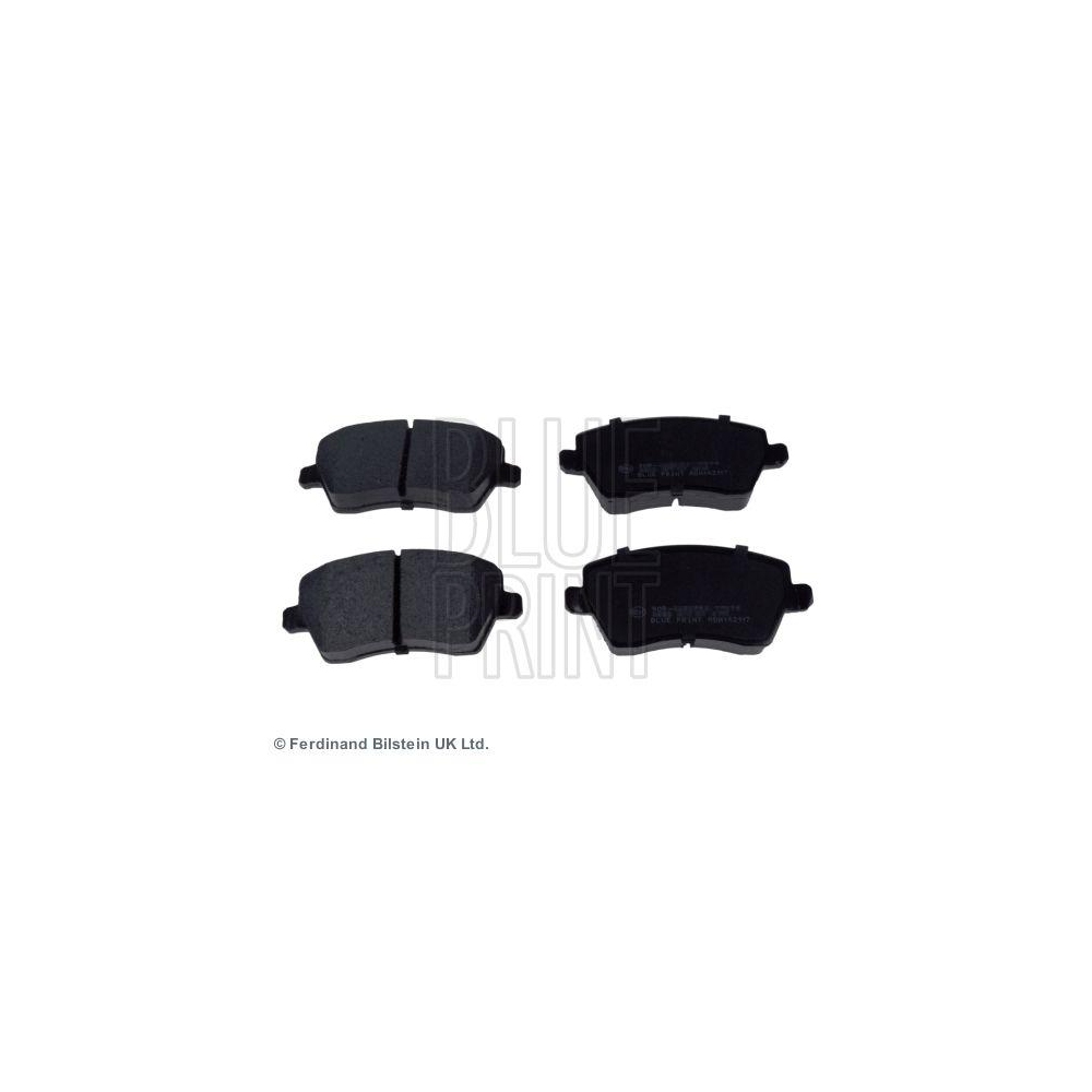Bremsbelagsatz, Scheibenbremse BLUE PRINT ADN142117 f&uuml;r MERCEDES-BENZ NISSAN