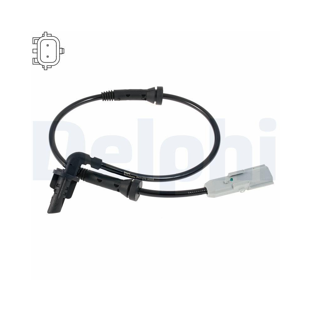 DELPHI SS21270-12B1 Sensor, Raddrehzahl f&uuml;r RENAULT DACIA, Hinterachse rechts