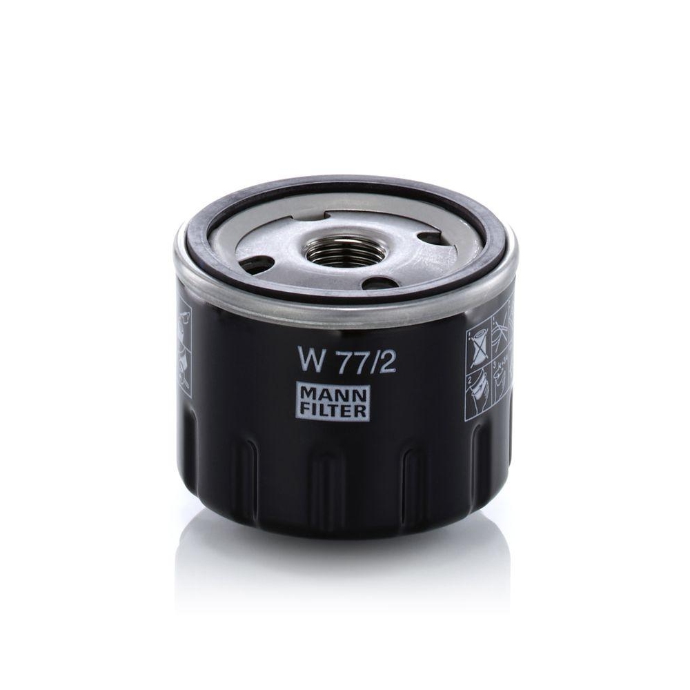 &Ouml;lfilter MANN-FILTER W 77/2 f&uuml;r VOLVO BOMAG DEUTZ-FAHR AMMANN