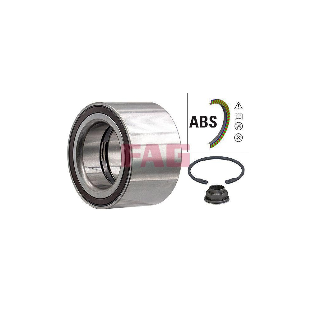 Radlagersatz Schaeffler FAG 713 6405 50 für CITROËN FIAT PEUGEOT, Vorderachse