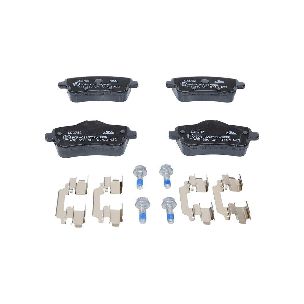 Bremsbelagsatz, Scheibenbremse ATE 13.0470-2782.2 ATE Ceramic f&uuml;r MERCEDES-BENZ