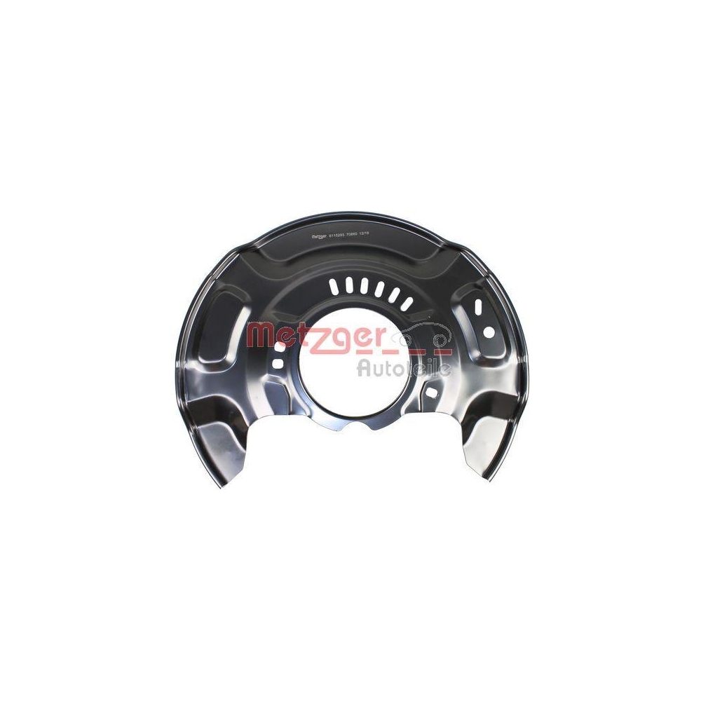 Spritzblech, Bremsscheibe METZGER 6115293 f&uuml;r TOYOTA, Vorderachse links