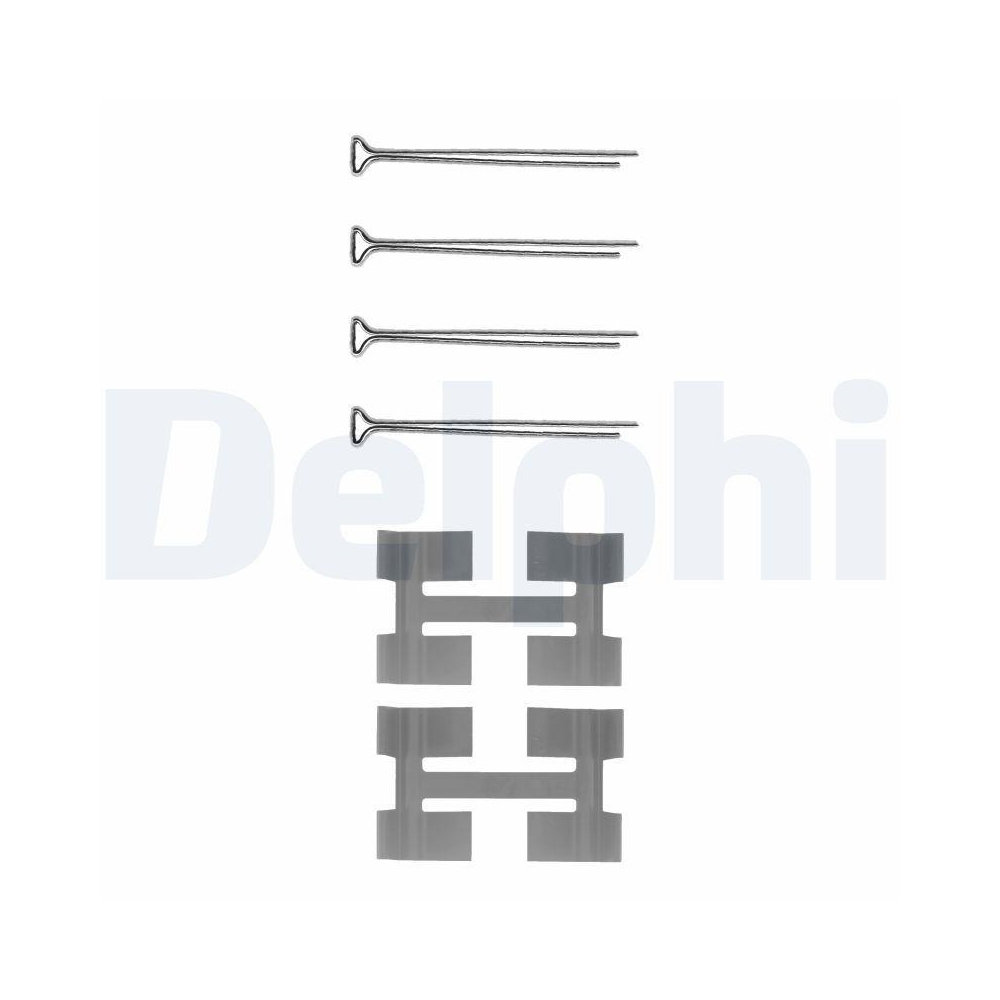 DELPHI LX0033 Zubeh&ouml;rsatz, Scheibenbremsbelag f&uuml;r, Vorderachse