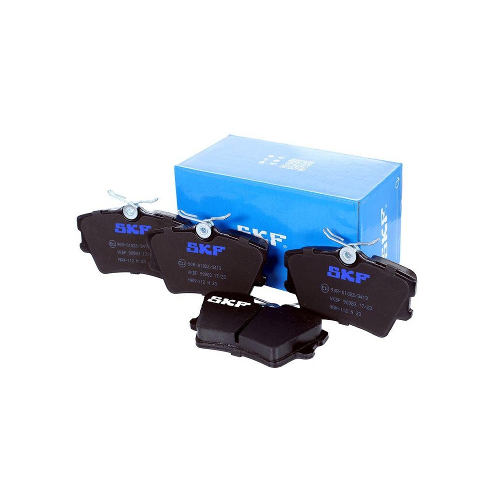 Bremsbelagsatz, Scheibenbremse SKF VKBP 90983 f&uuml;r RENAULT VW, Hinterachse