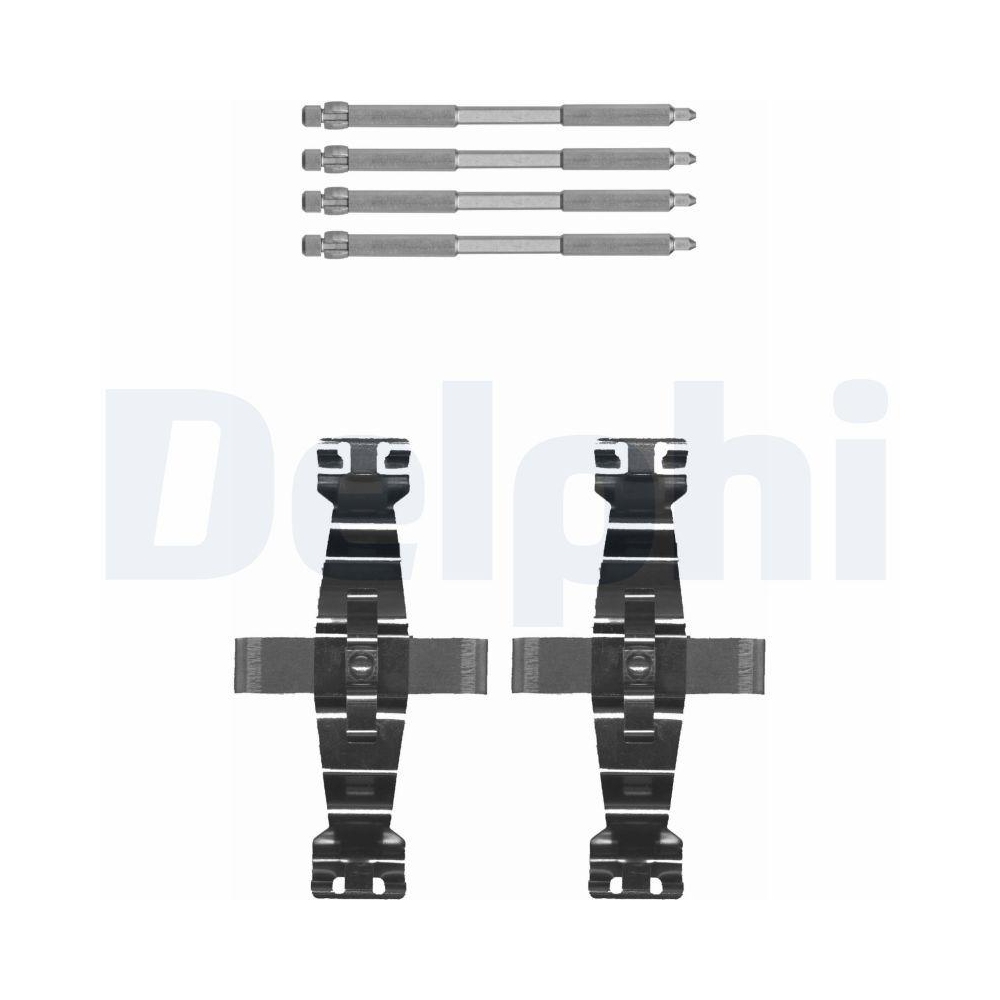 DELPHI LX0674 Zubeh&ouml;rsatz, Scheibenbremsbelag f&uuml;r, Vorderachse