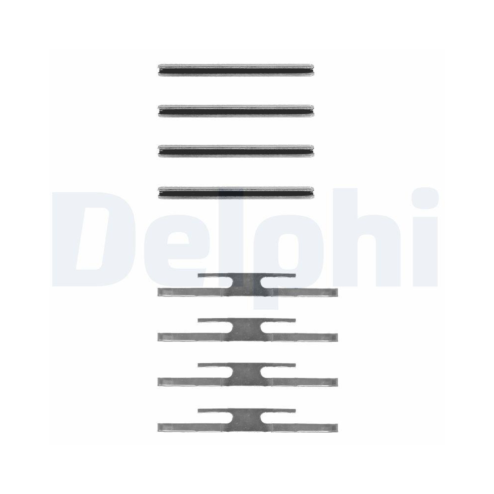 DELPHI LX0035 Zubeh&ouml;rsatz, Scheibenbremsbelag f&uuml;r, Vorderachse