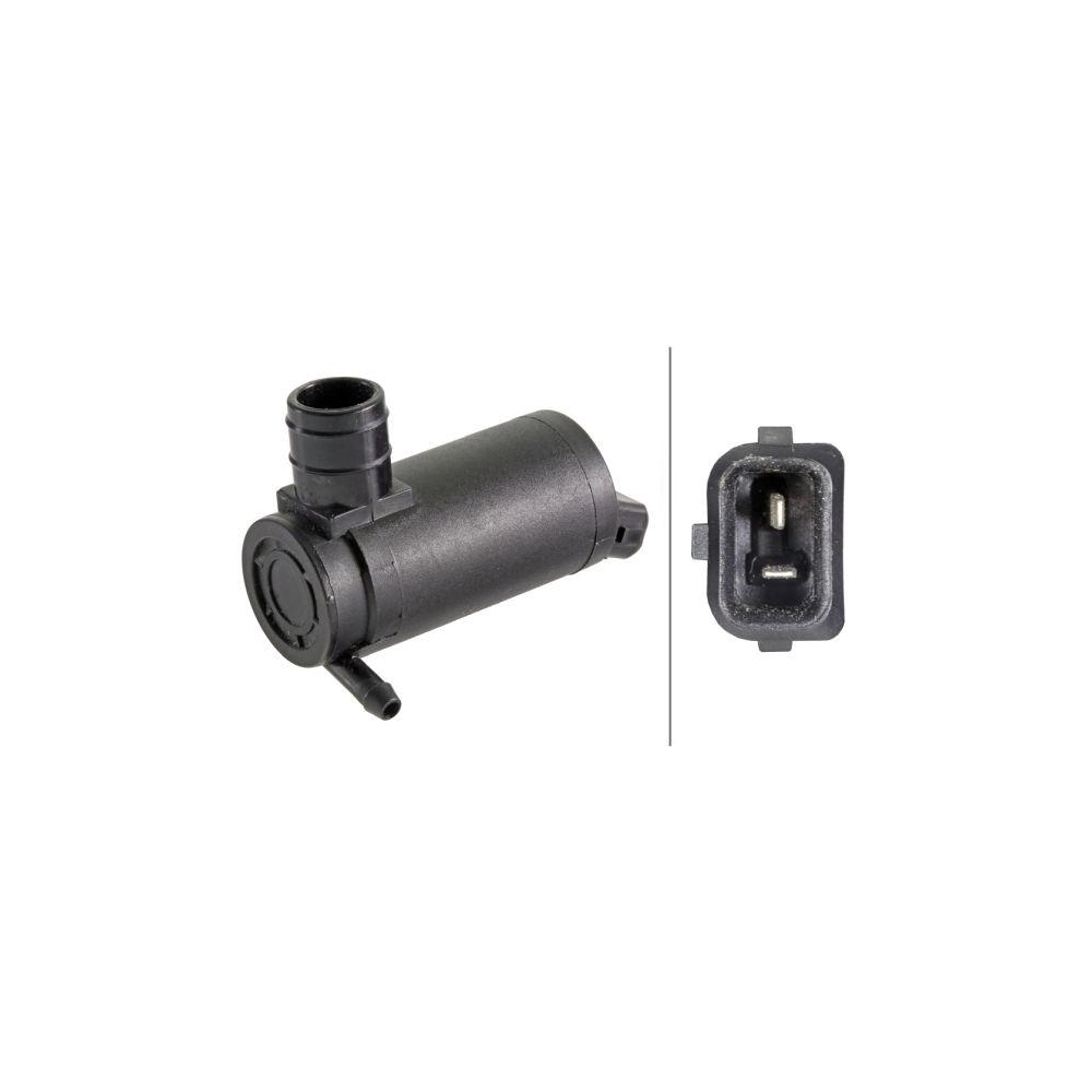 HELLA Waschwasserpumpe, Scheibenreinigung 8TW 006 848-001 für FORD