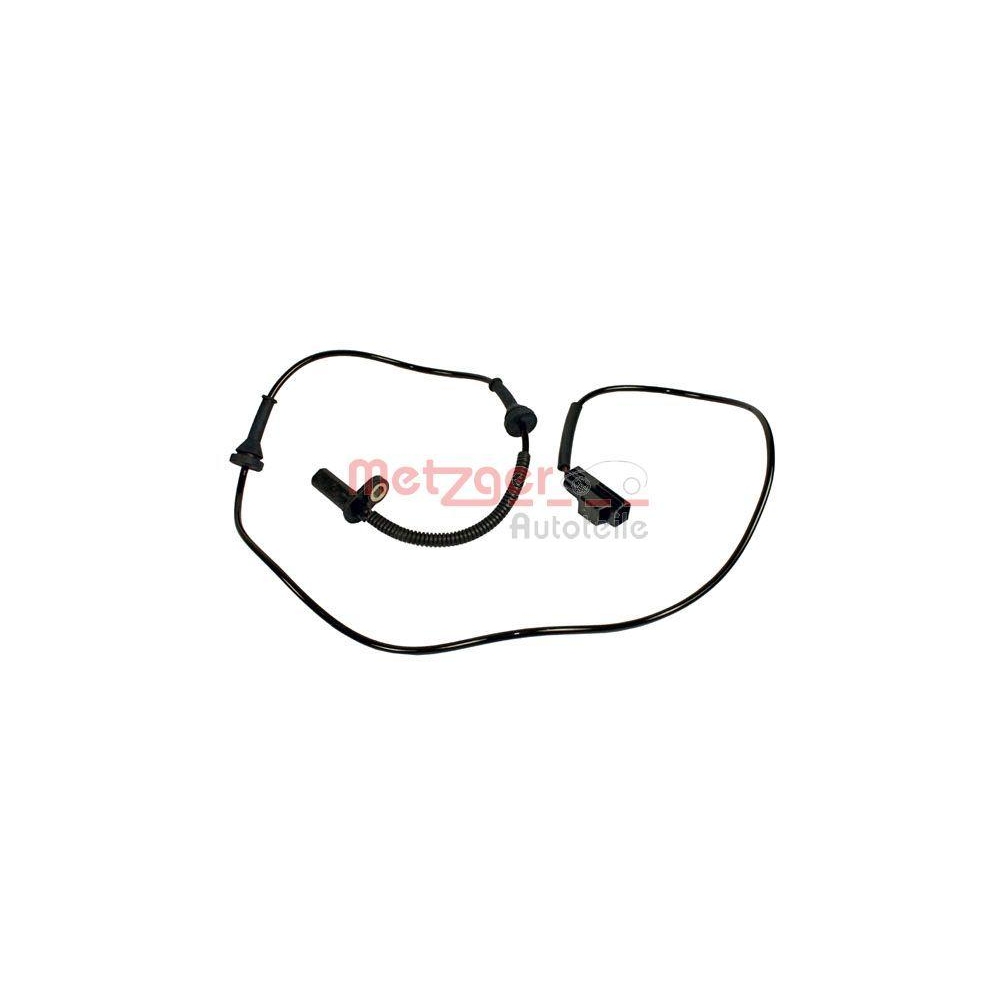 Sensor, Raddrehzahl METZGER 0900702 f&uuml;r VOLVO, Vorderachse rechts