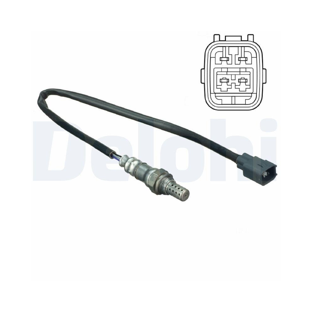 DELPHI ES20157-12B1 Lambdasonde f&uuml;r TOYOTA LEXUS, links, nach Katalysator, vorne