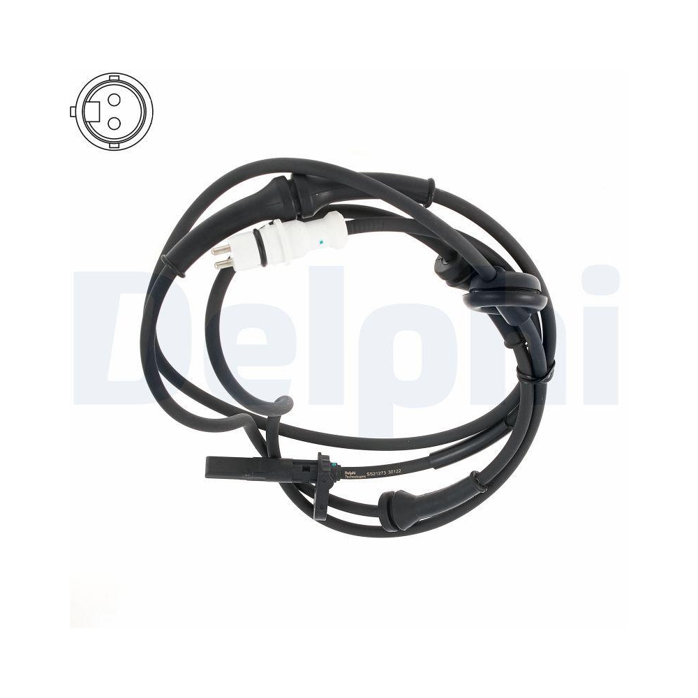 DELPHI SS21273-12B1 Sensor, Raddrehzahl f&uuml;r FIAT, Hinterachse rechts