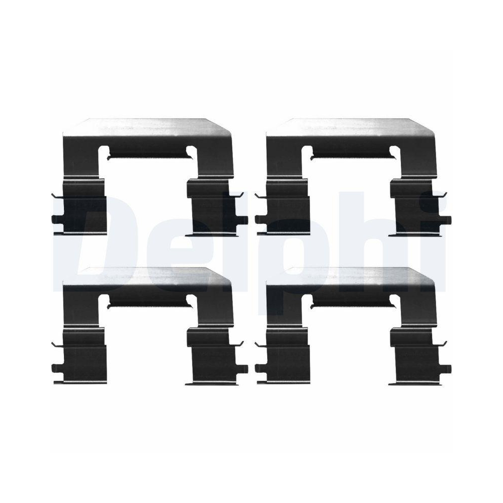 DELPHI LX0675 Zubeh&ouml;rsatz, Scheibenbremsbelag f&uuml;r, Vorderachse