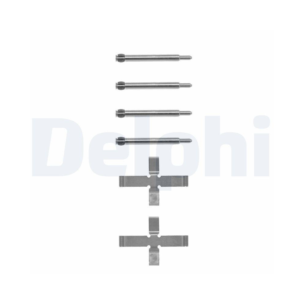 DELPHI LX0039 Zubeh&ouml;rsatz, Scheibenbremsbelag f&uuml;r VOLVO, Hinterachse