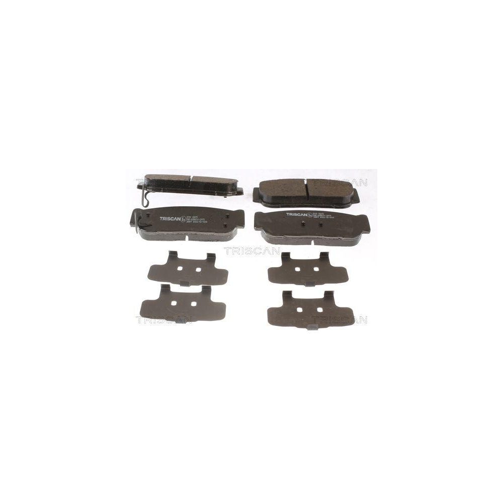 Bremsbelagsatz, Scheibenbremse TRISCAN 8110 18015 für SSANGYONG KIA, Hinterachse