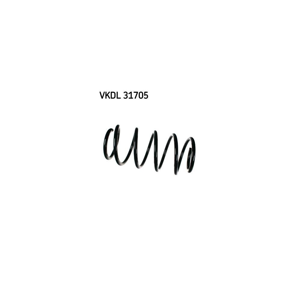 Fahrwerksfeder SKF VKDL 31705 f&uuml;r AUDI, Vorderachse