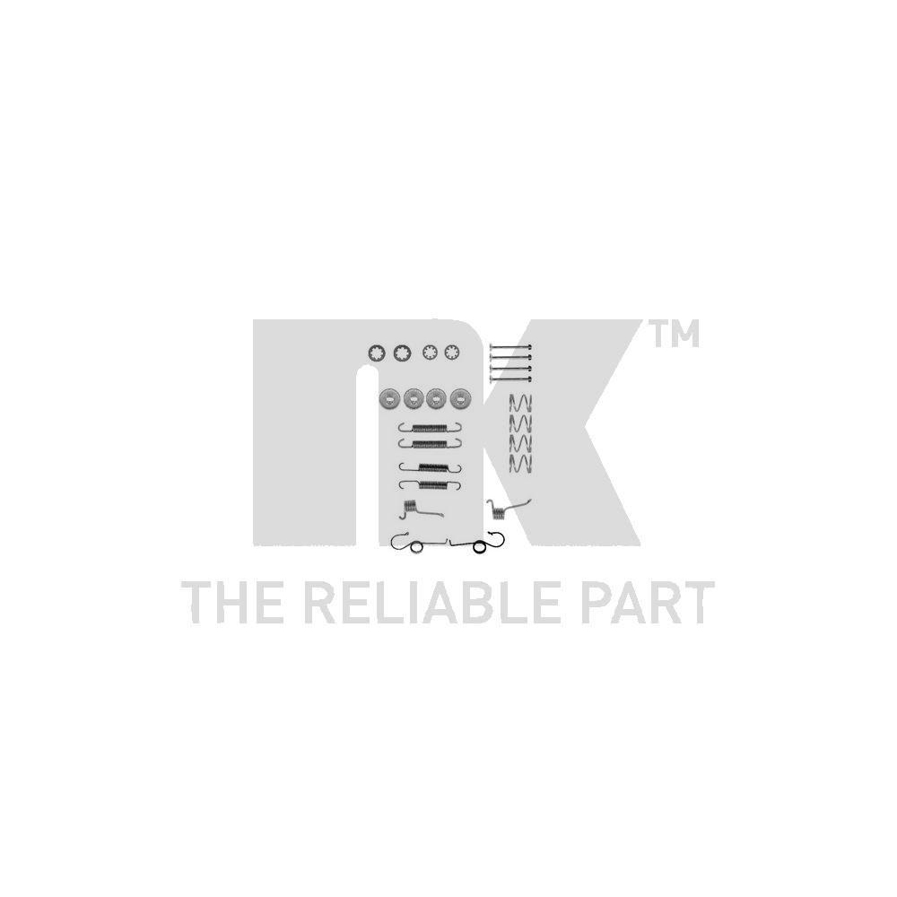 Zubehörsatz, Bremsbacken NK 7925511 für FORD, Hinterachse